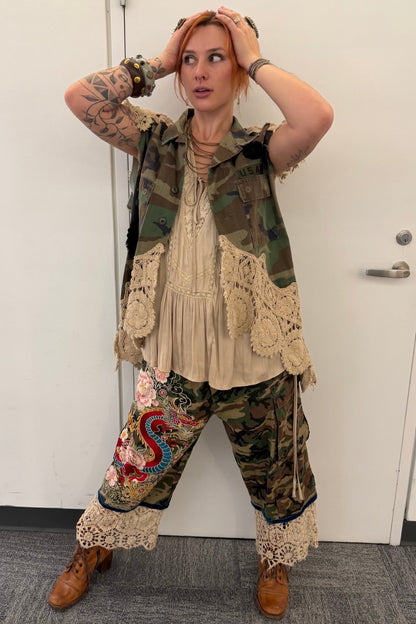 Preorder Ships In October Hidden Meadows Vest-Camo - Boho Wanderlust Boutique Jaded Gypsy