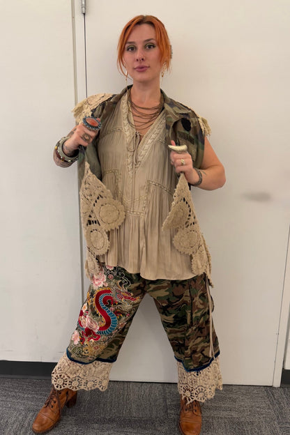 Preorder Ships In October Hidden Meadows Vest-Camo - Boho Wanderlust Boutique Jaded Gypsy