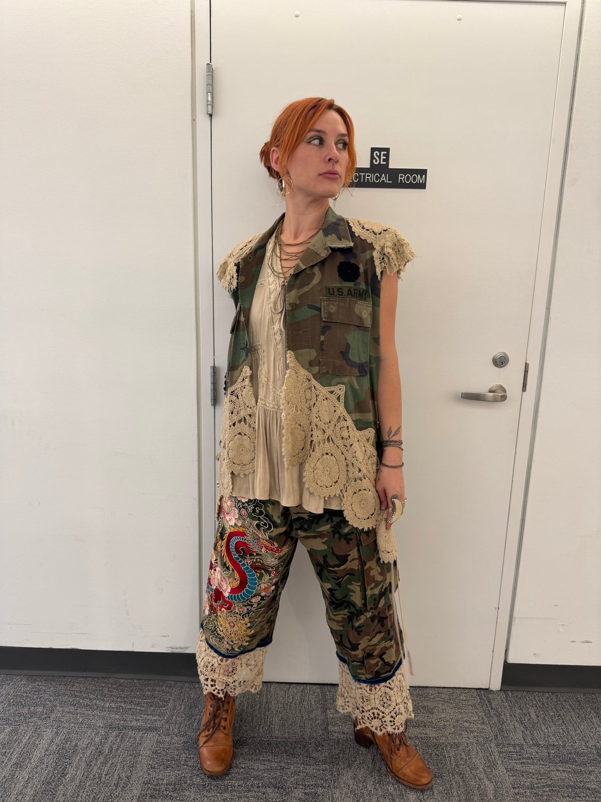 Preorder Ships In October Hidden Meadows Vest-Camo - Boho Wanderlust Boutique Jaded Gypsy