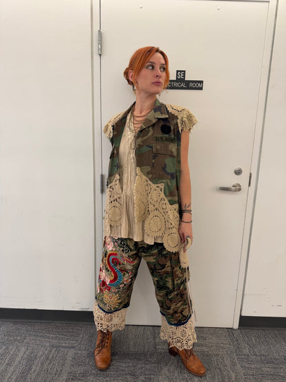 Preorder Ships In October Hidden Meadows Vest-Camo - Boho Wanderlust Boutique Jaded Gypsy
