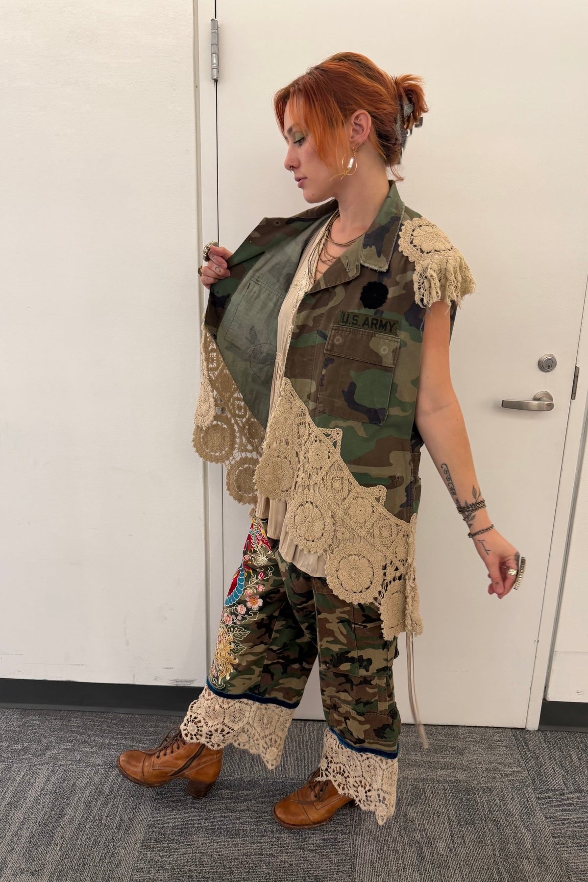 Preorder Ships In October Hidden Meadows Vest-Camo - Boho Wanderlust Boutique Jaded Gypsy