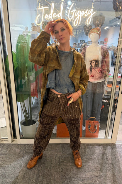 Preorder Ships Out in December Keepsake Jacket- Mustard Plaid - Boho Wanderlust Boutique Jaded Gypsy
