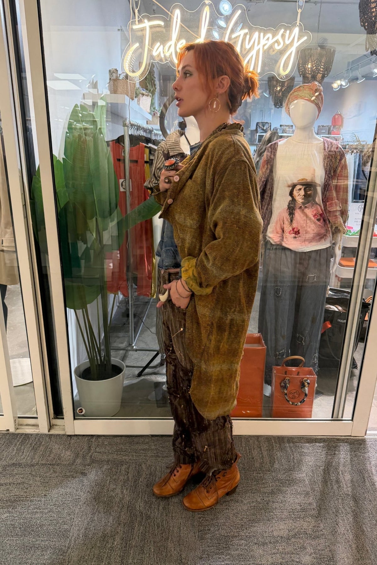 Preorder Ships Out in December Keepsake Jacket- Mustard Plaid - Boho Wanderlust Boutique Jaded Gypsy