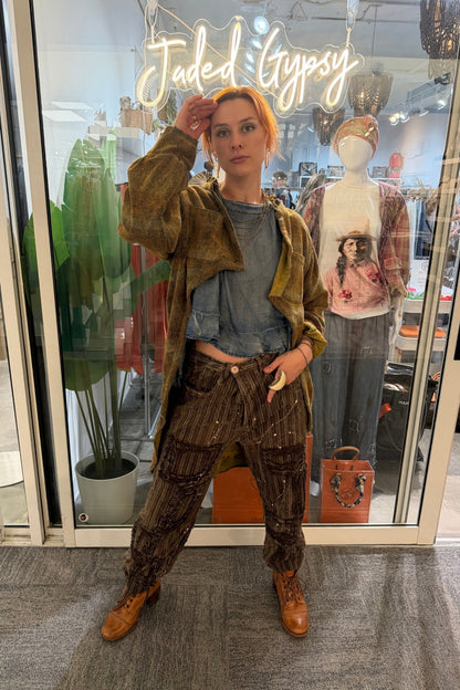 Preorder Ships Out in December Keepsake Jacket- Mustard Plaid - Boho Wanderlust Boutique Jaded Gypsy