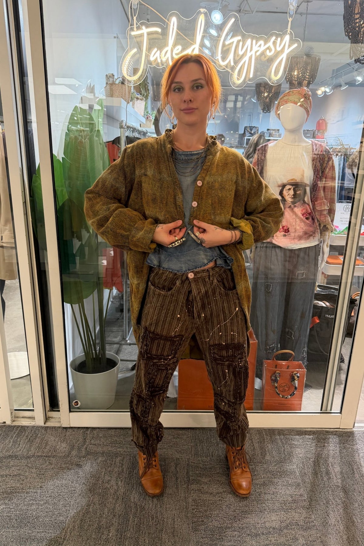 Preorder Ships Out in December Keepsake Jacket- Mustard Plaid - Boho Wanderlust Boutique Jaded Gypsy