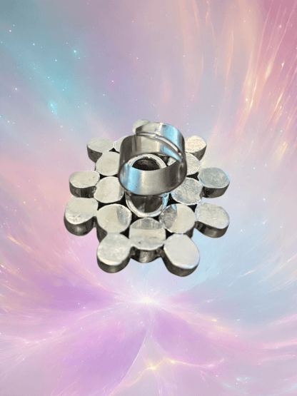 Preorder - Silver Baroque Pearl Adjustable Ring - ivyandlavyboutique A Rare Bird Shop