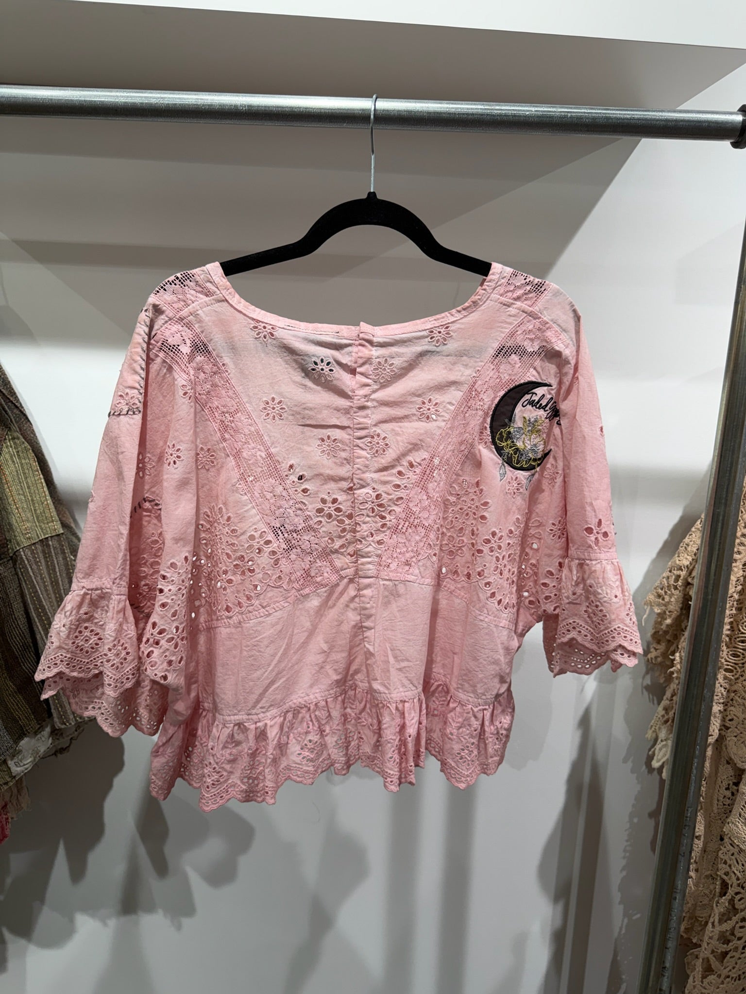 Preorder - Softly Worn Eyelet Top - ivyandlavyboutique Jaded Gypsy