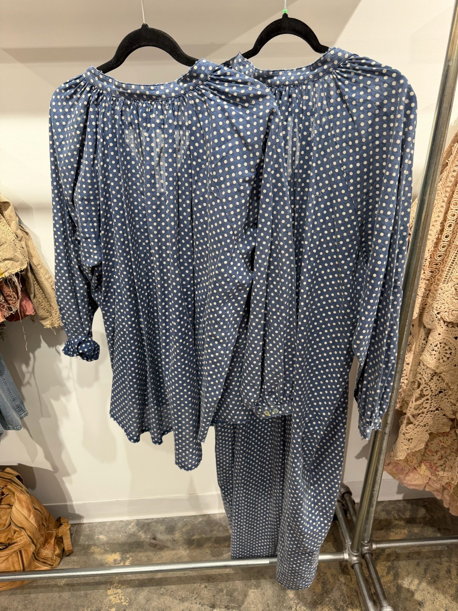 Preorder - Sweet Nothings Button Down Dress in Navy - ivyandlavyboutique Jaded Gypsy