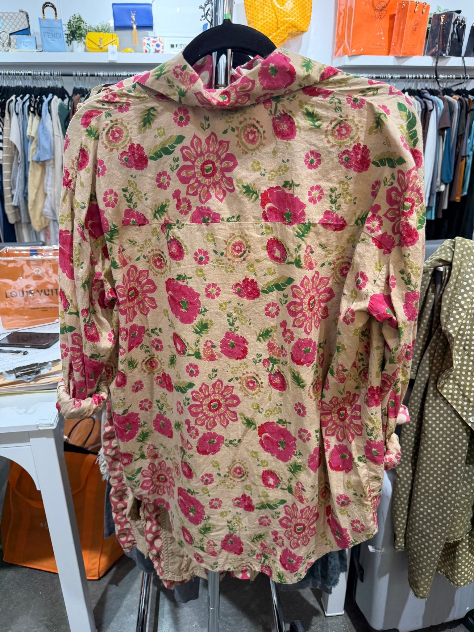 Preorder - To The Point Floral Garden Shirt - Shipping Mid July - ivyandlavyboutique Jaded Gypsy