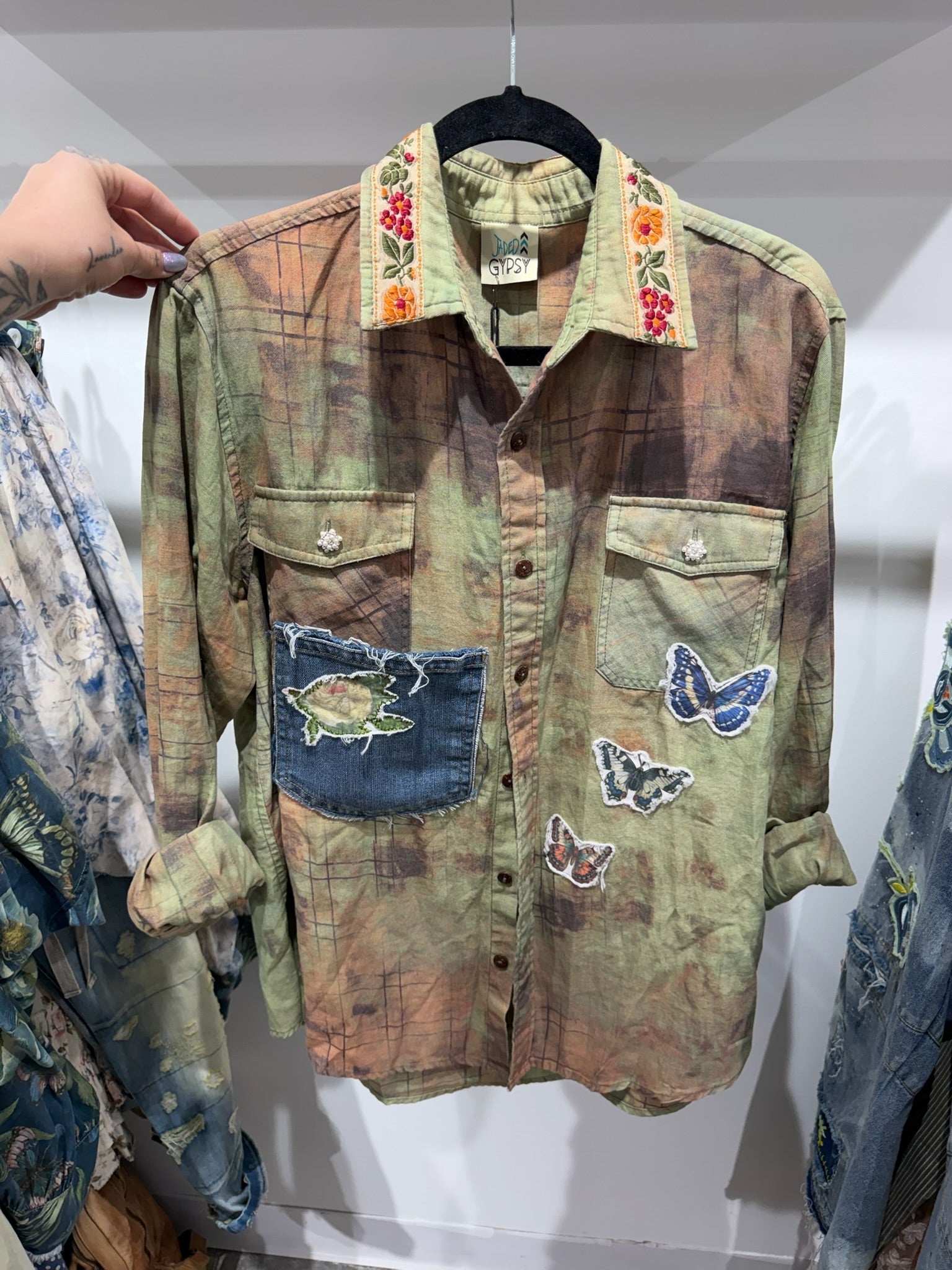 Preorder - Wander in Peace Jacket - ivyandlavyboutique Jaded Gypsy