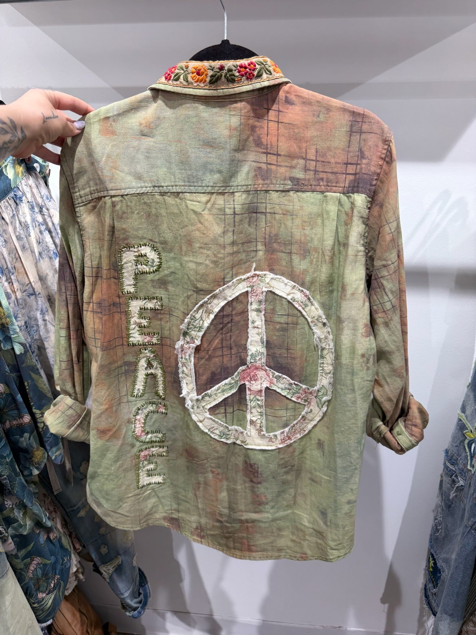Preorder - Wander in Peace Jacket - ivyandlavyboutique Jaded Gypsy