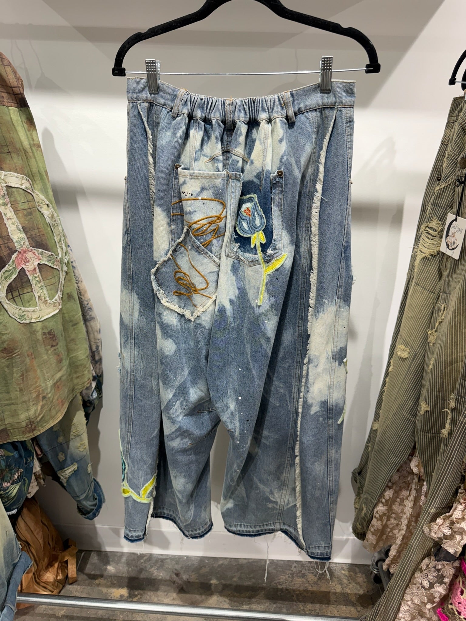 Preorder - Wildbloom Barrel Jeans - ivyandlavyboutique Jaded Gypsy