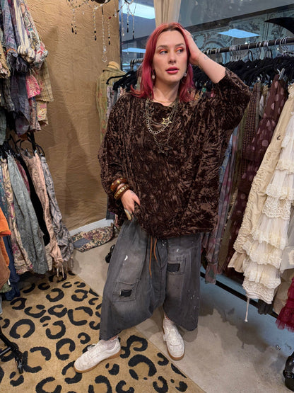 Presale Ships In November Be Free Top Crushed Velvet - Boho Wanderlust Boutique Jaded Gypsy