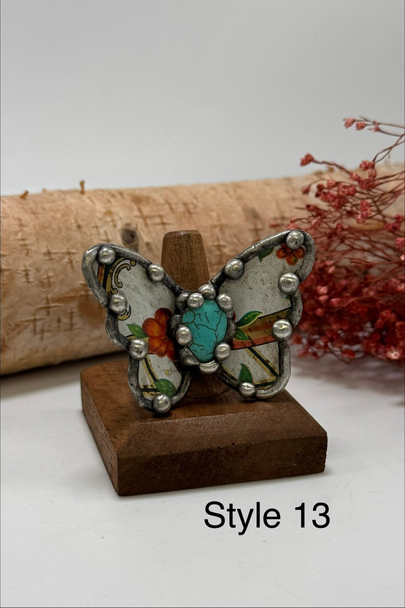 Pretty Butterfly Recycled Ring - ivyandlavyboutique ivyandlavyboutique