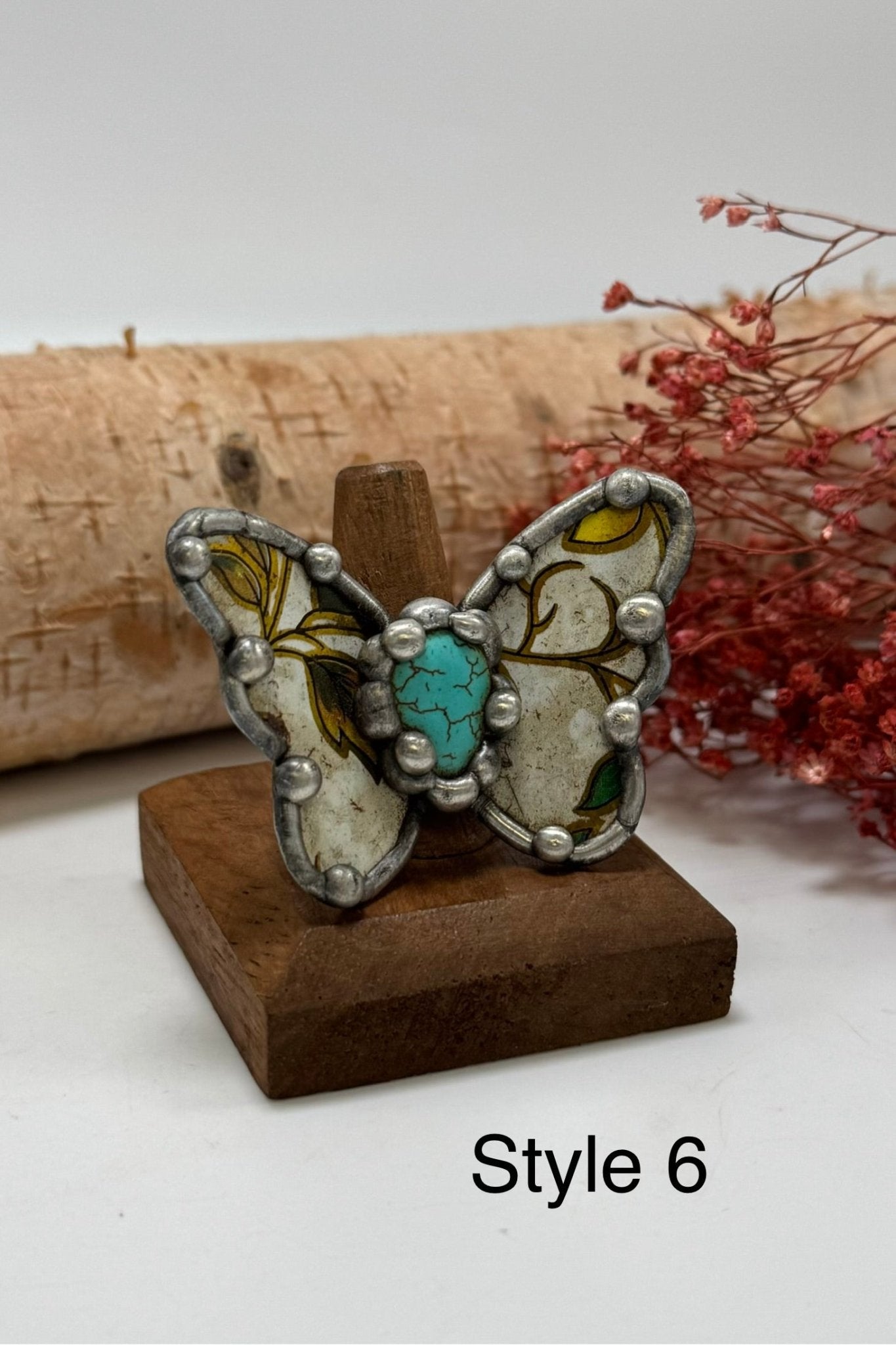 Pretty Butterfly Recycled Ring - ivyandlavyboutique ivyandlavyboutique