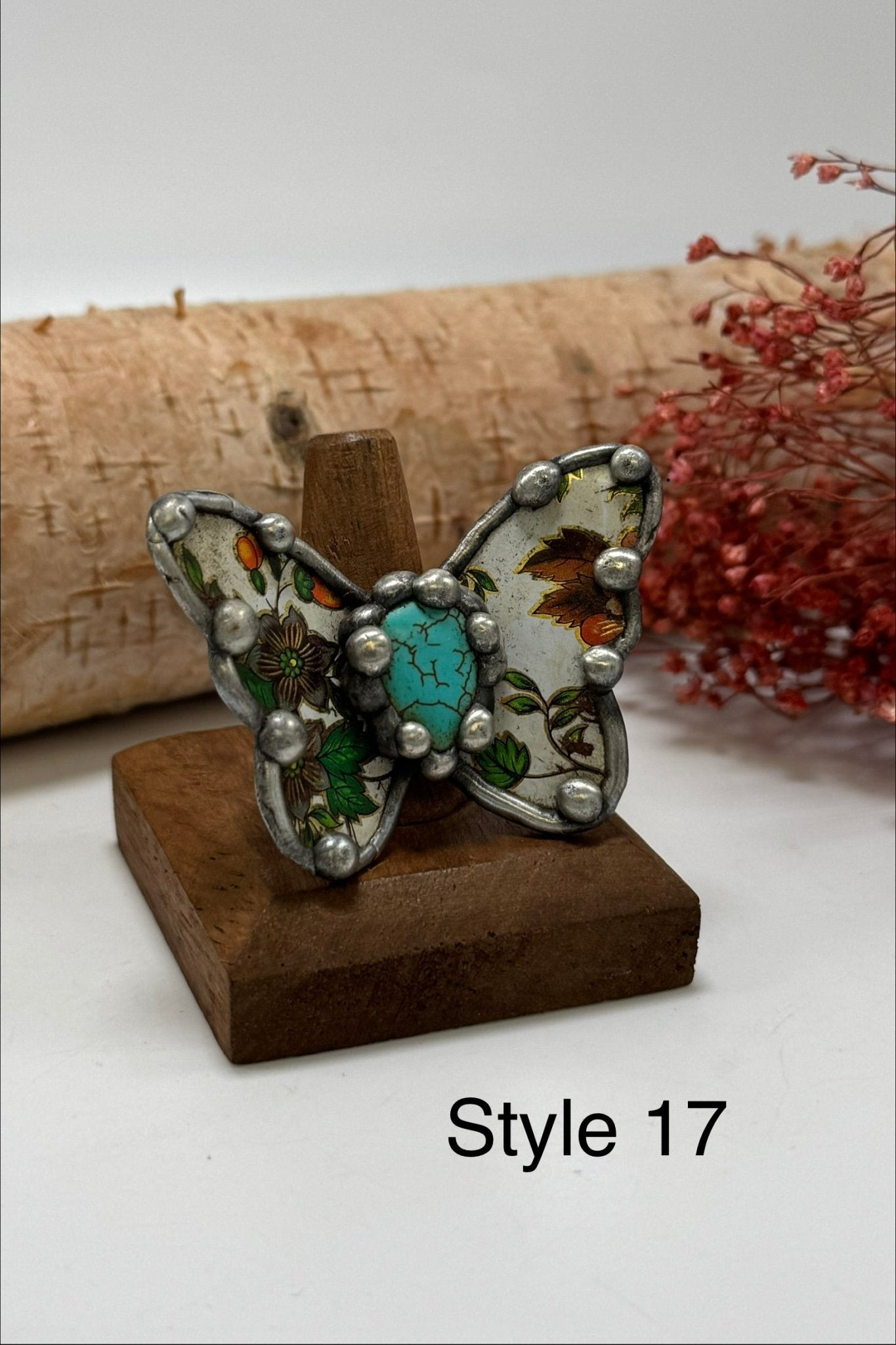 Pretty Butterfly Recycled Ring - ivyandlavyboutique ivyandlavyboutique