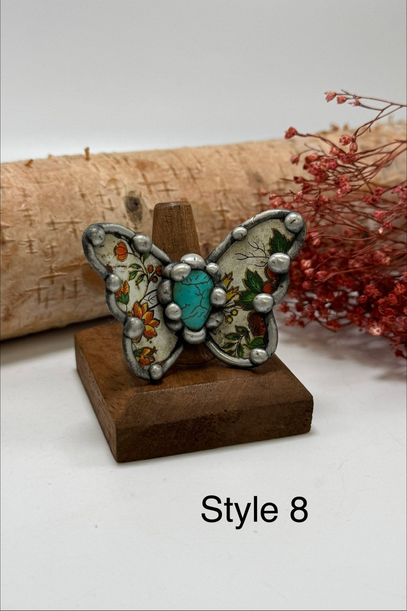 Pretty Butterfly Recycled Ring - ivyandlavyboutique ivyandlavyboutique