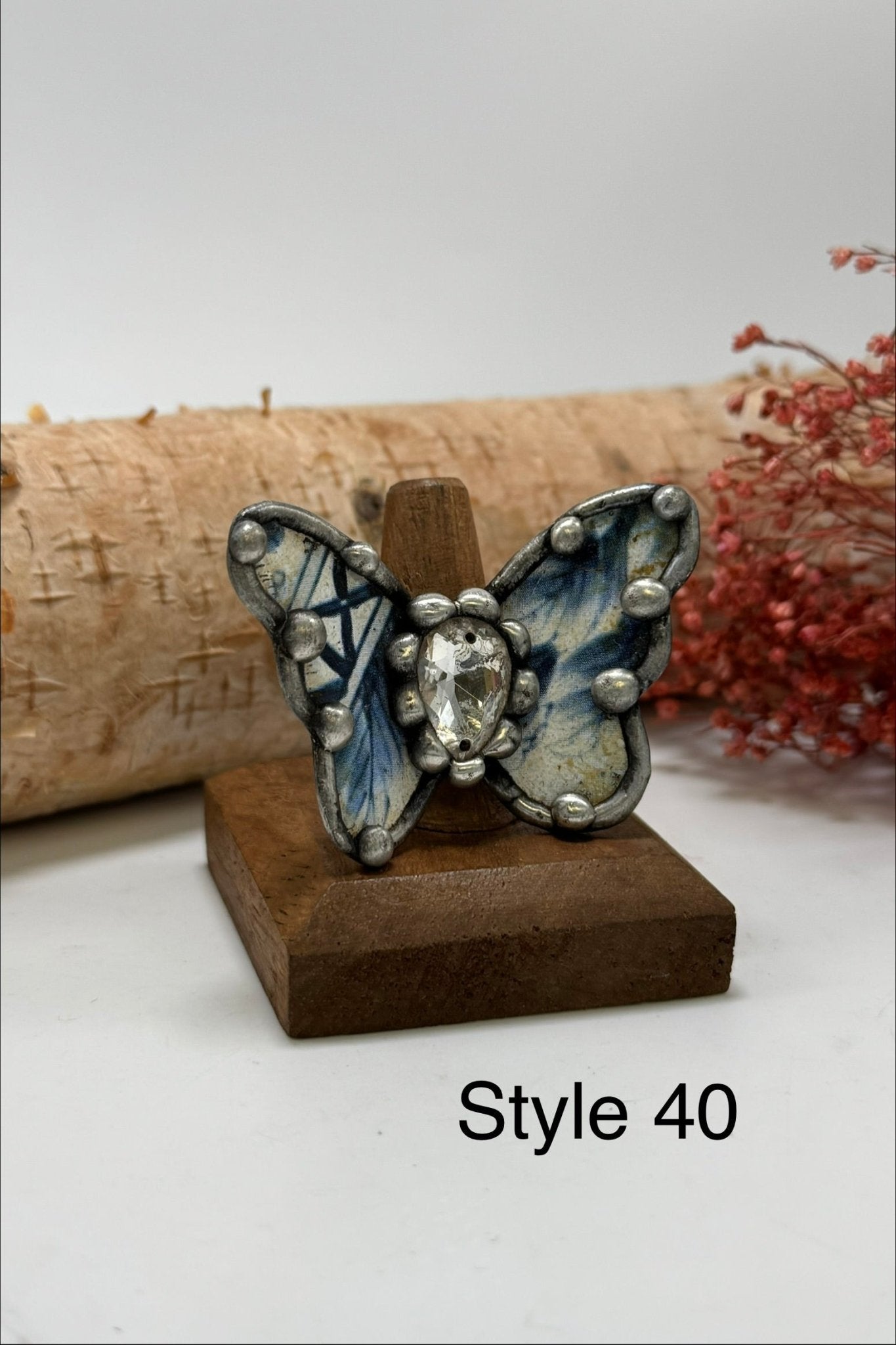 Pretty Butterfly Recycled Ring - ivyandlavyboutique ivyandlavyboutique