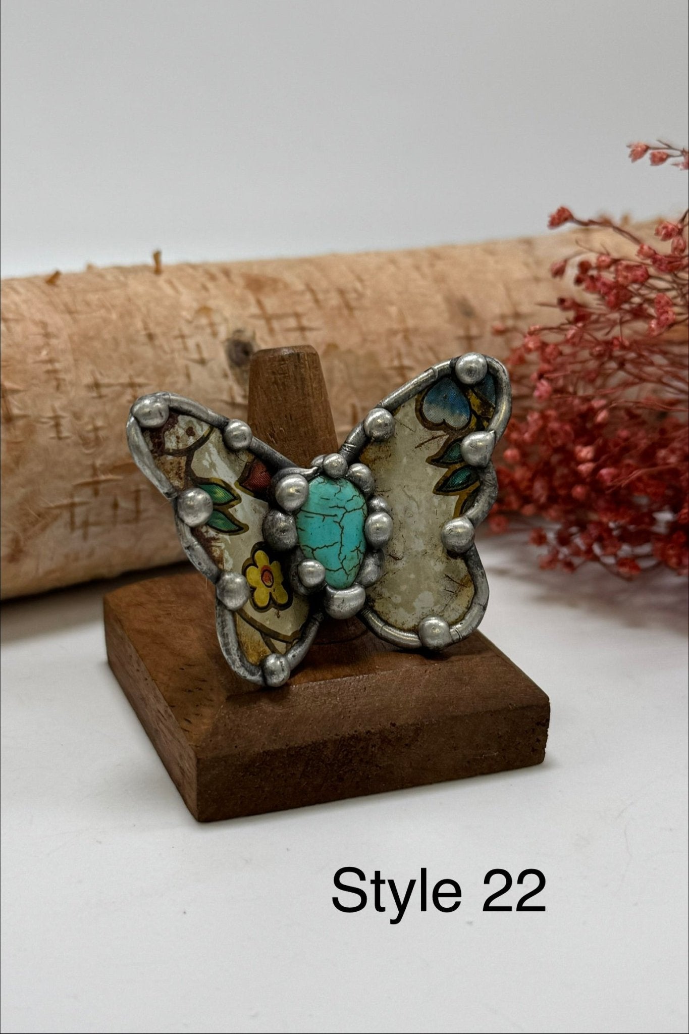 Pretty Butterfly Recycled Ring - ivyandlavyboutique ivyandlavyboutique