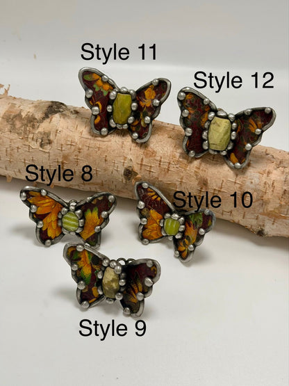 Pretty Butterfly Recycled Rings - ivyandlavyboutique ivyandlavyboutique