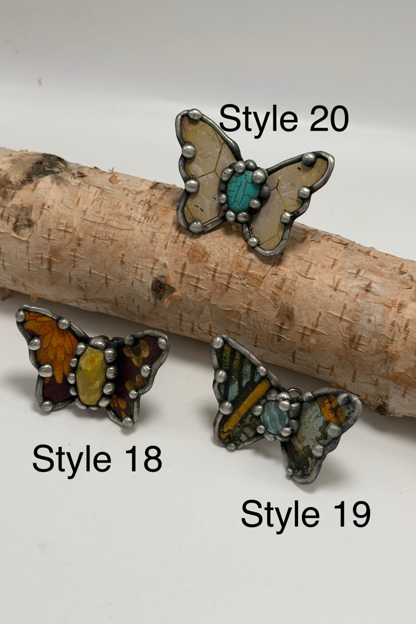 Pretty Butterfly Recycled Rings - ivyandlavyboutique ivyandlavyboutique