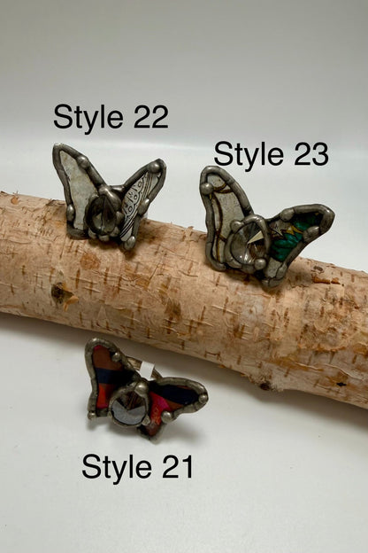 Pretty Butterfly Recycled Rings - ivyandlavyboutique ivyandlavyboutique