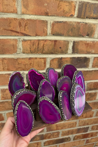 Pretty in Pink Geode Slab Ring - ivyandlavyboutique ivyandlavyboutique
