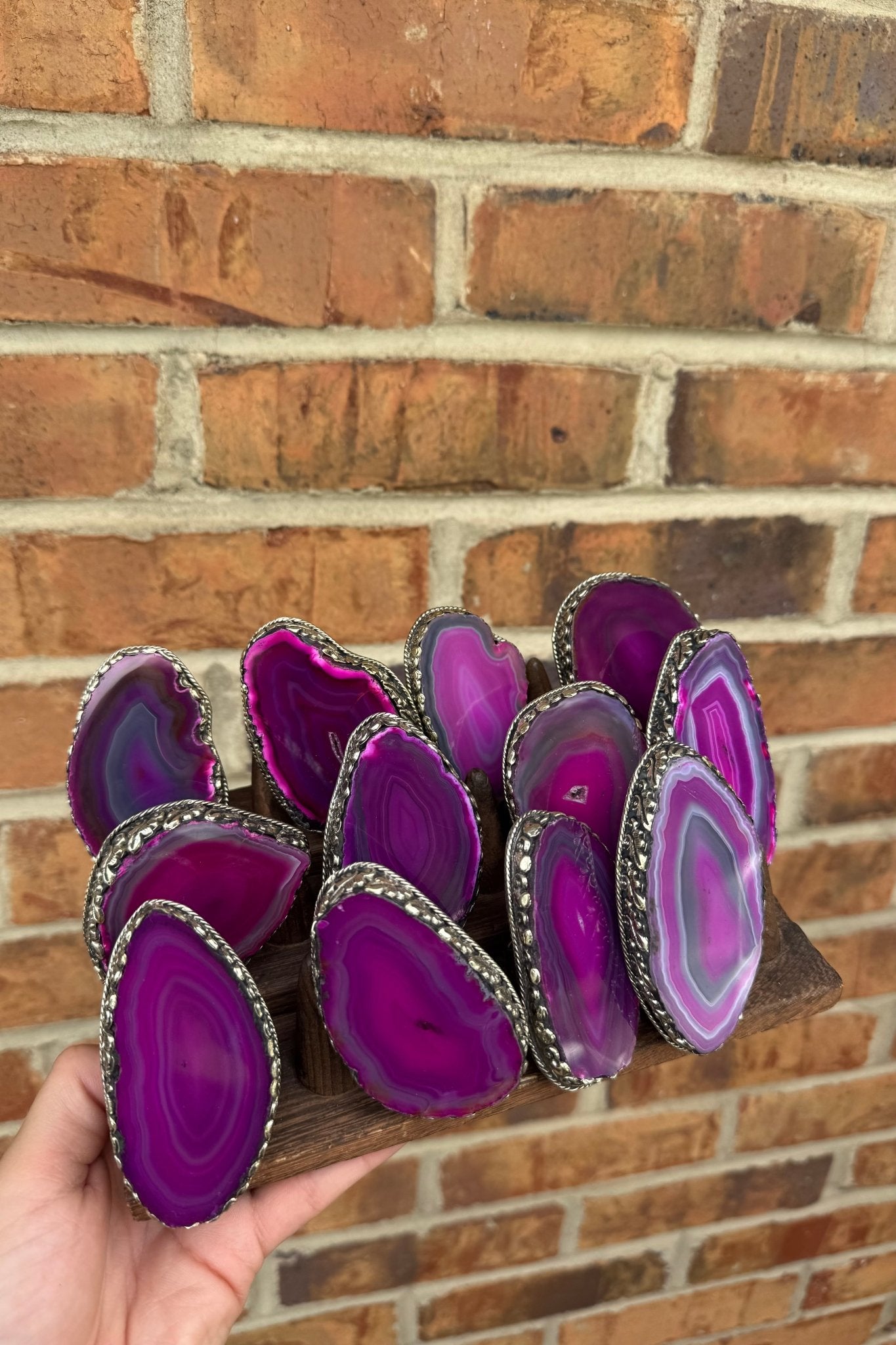 Pretty in Pink Geode Slab Ring - ivyandlavyboutique ivyandlavyboutique