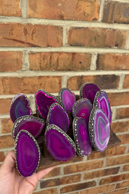 Pretty in Pink Geode Slab Ring - ivyandlavyboutique ivyandlavyboutique