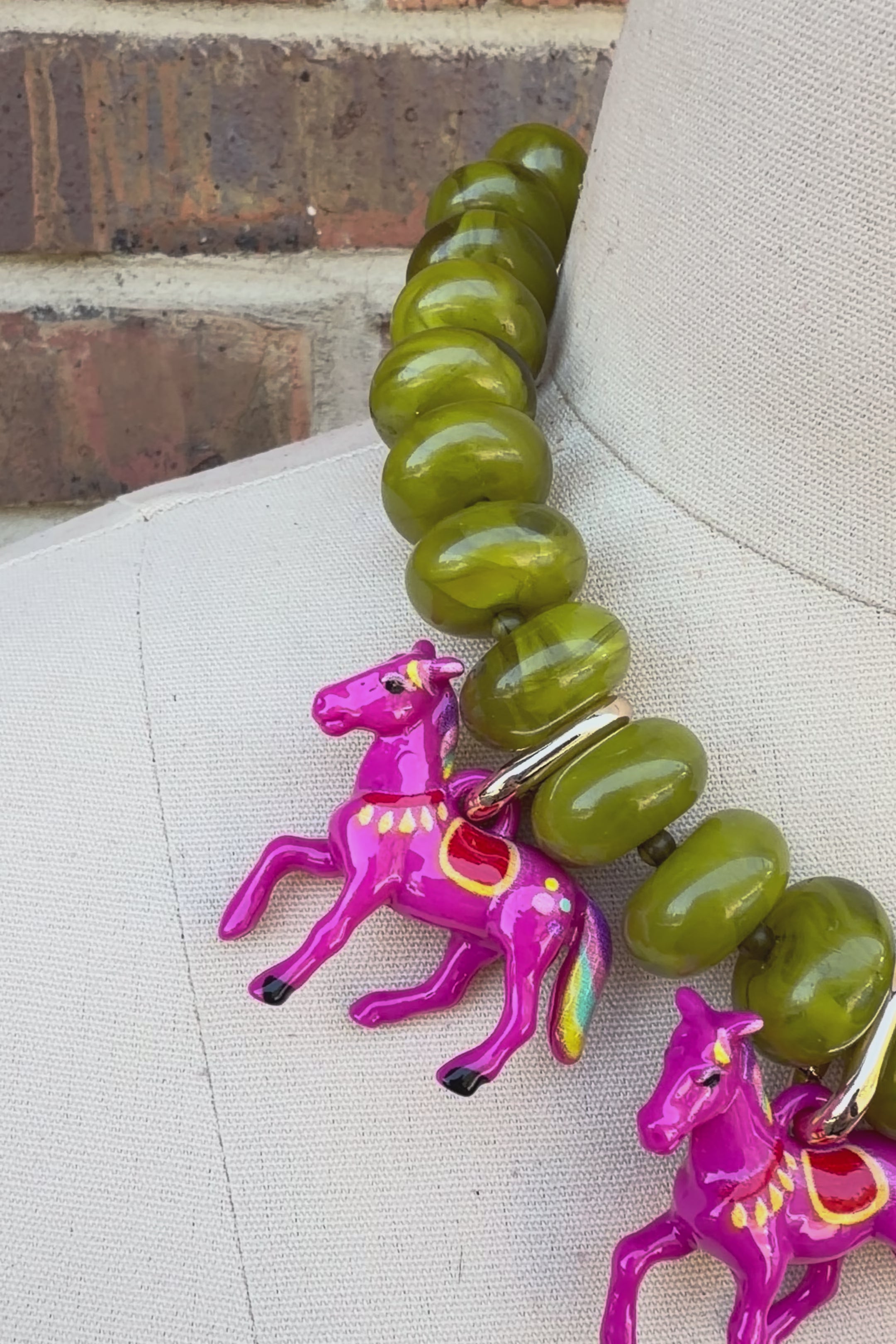 Pink Pony Delight Necklace