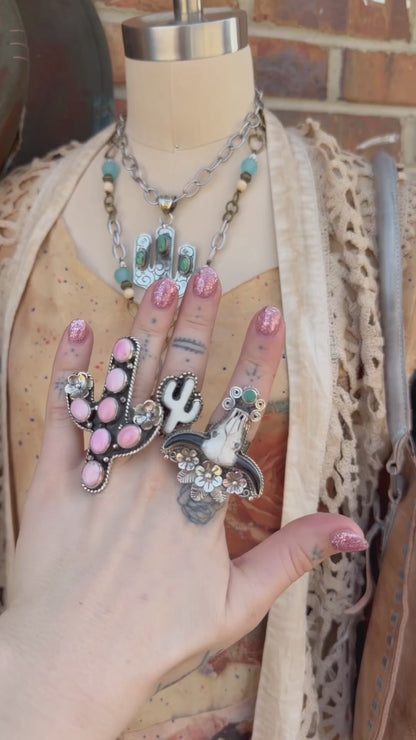 The Arizona Shortie Necklace - Cactus