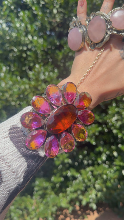 Pink Quartz Ring