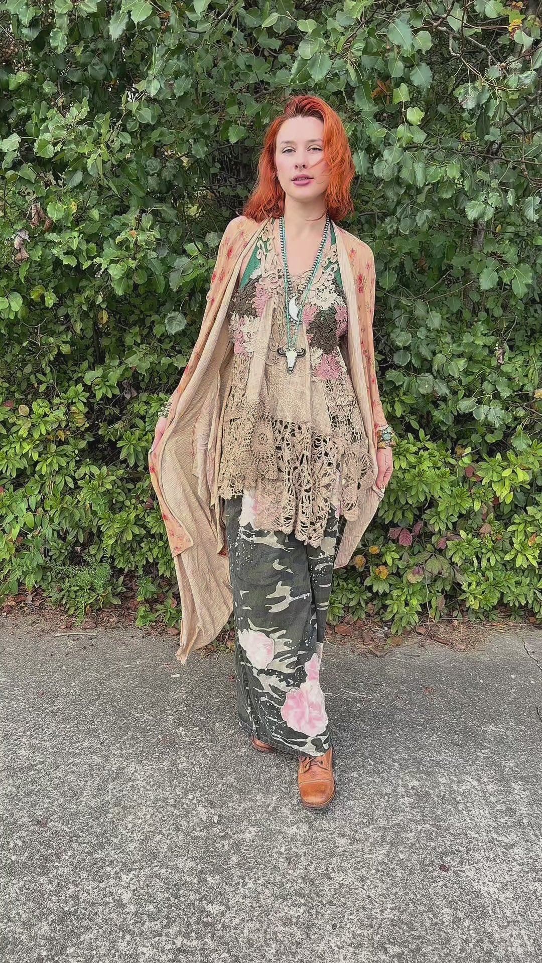 The Camo and Flower Pants
