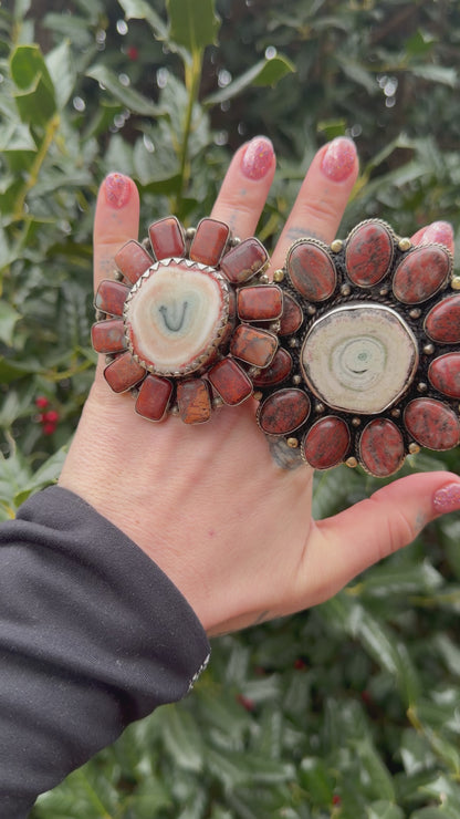 Flower Garden Vibe Circle Statement Ring