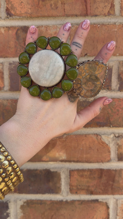 Green Garden Circle Ring