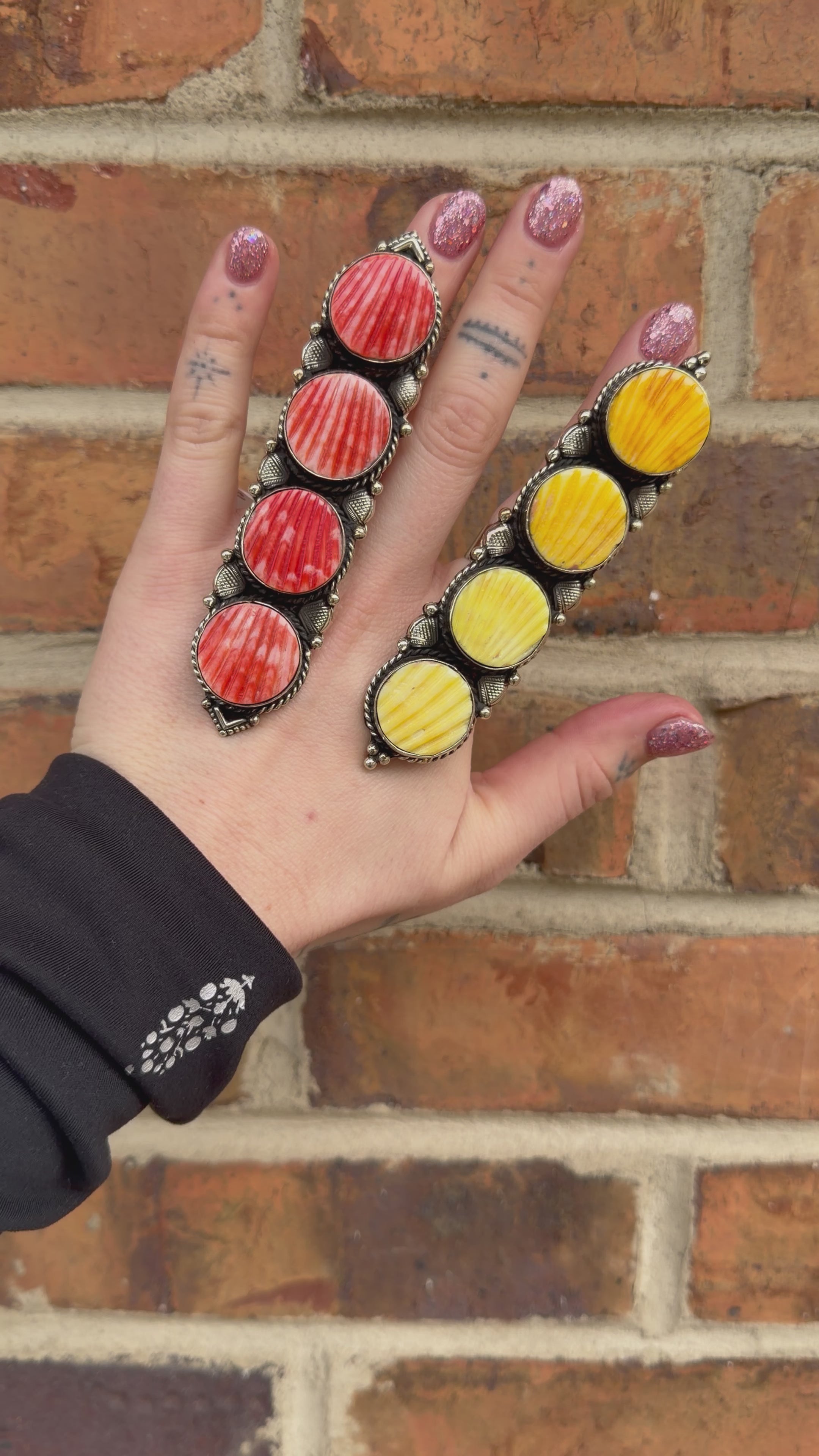 4 Circles Shell Ring