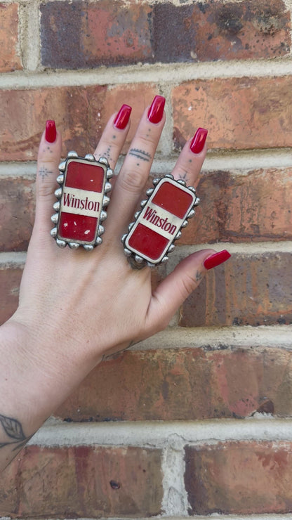 Winston Domino Metal Rings