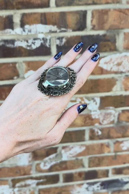 Titan Grey Watch Ring
