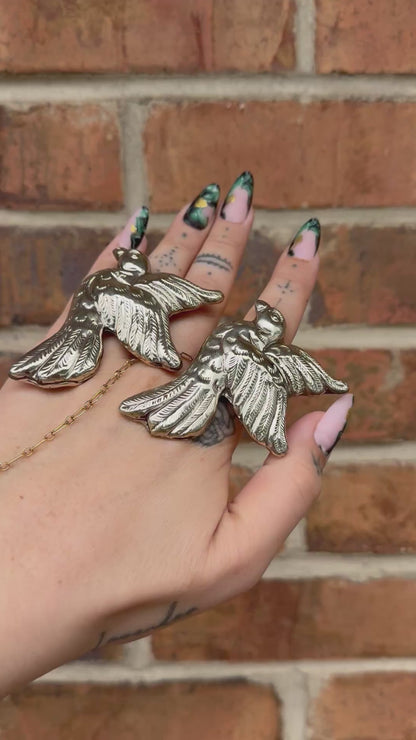 Doves in Flight Ring