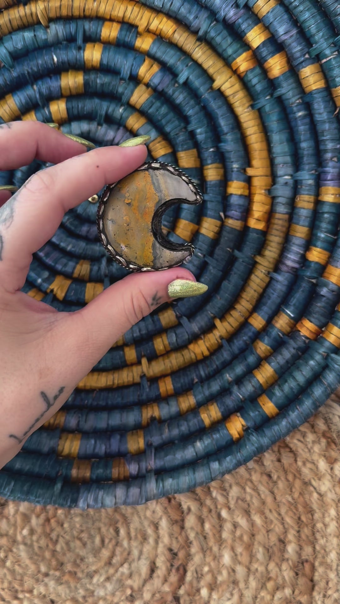 Moon in Oranges Ring