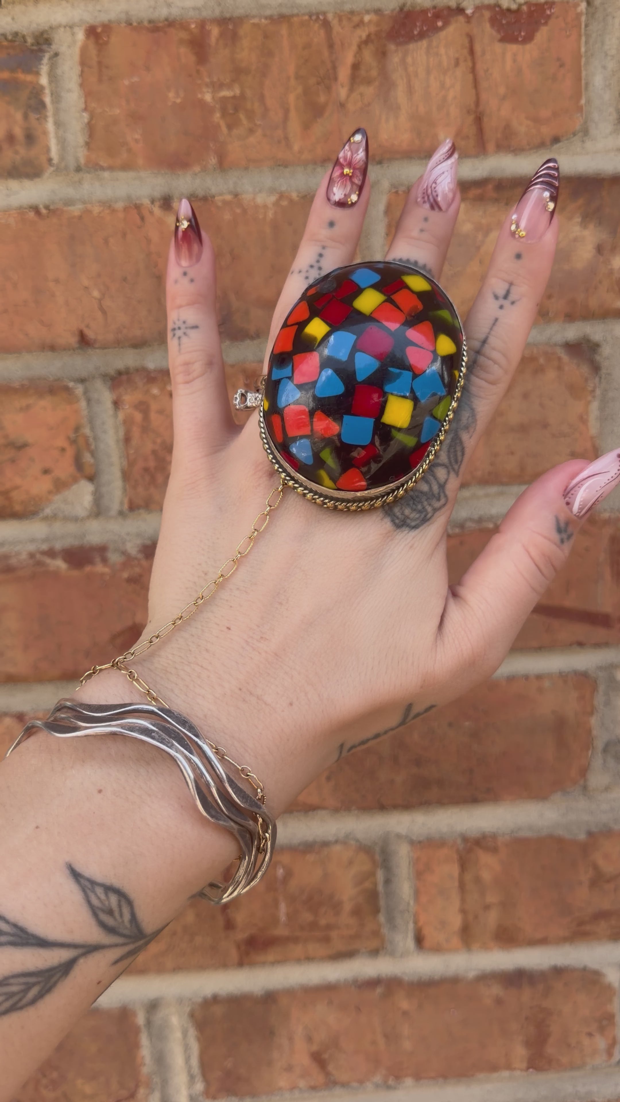 Bubble Gum Dome Ring