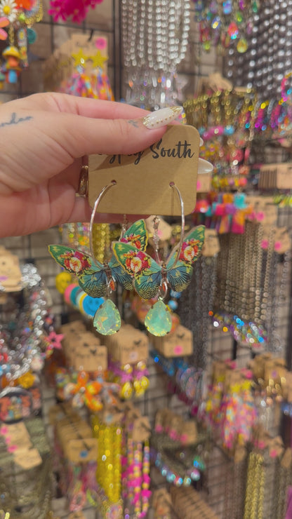 Butterfly Fly Earrings -  2