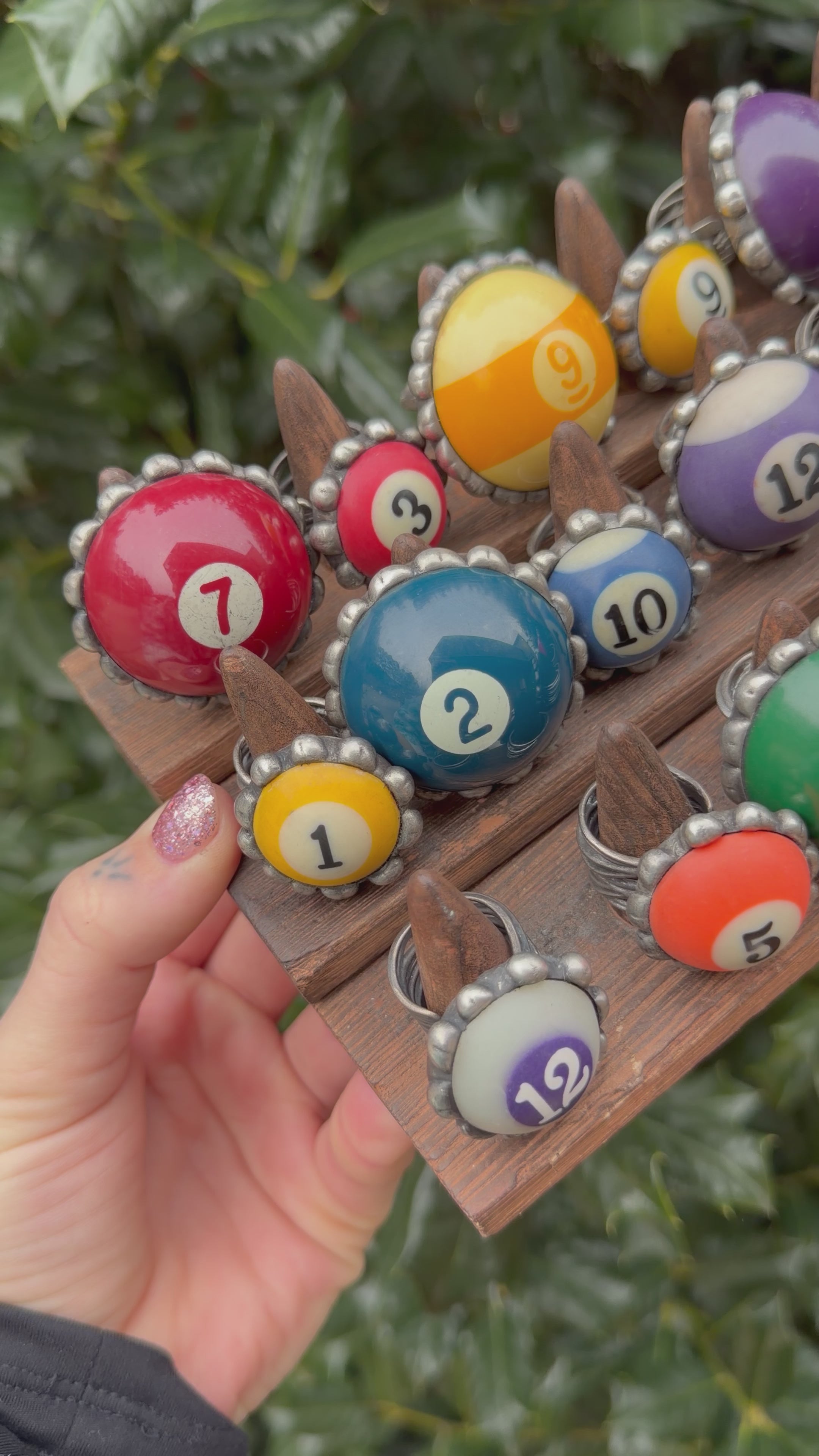 Pool Ball Rings - Medium