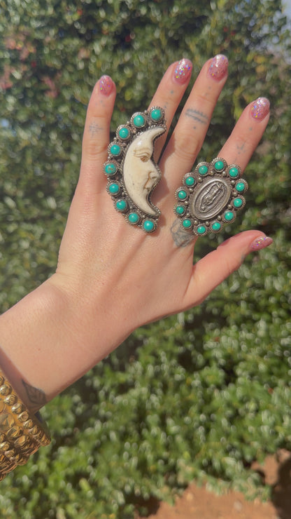The LADY Ring w/ Med Turquoise