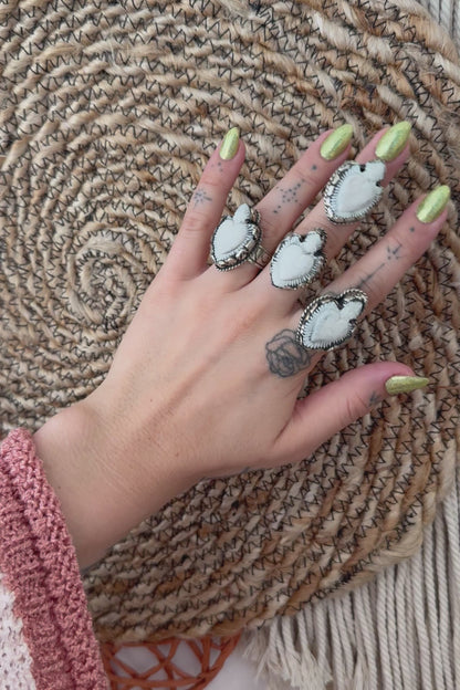 Mini Sacred Heart Ring
