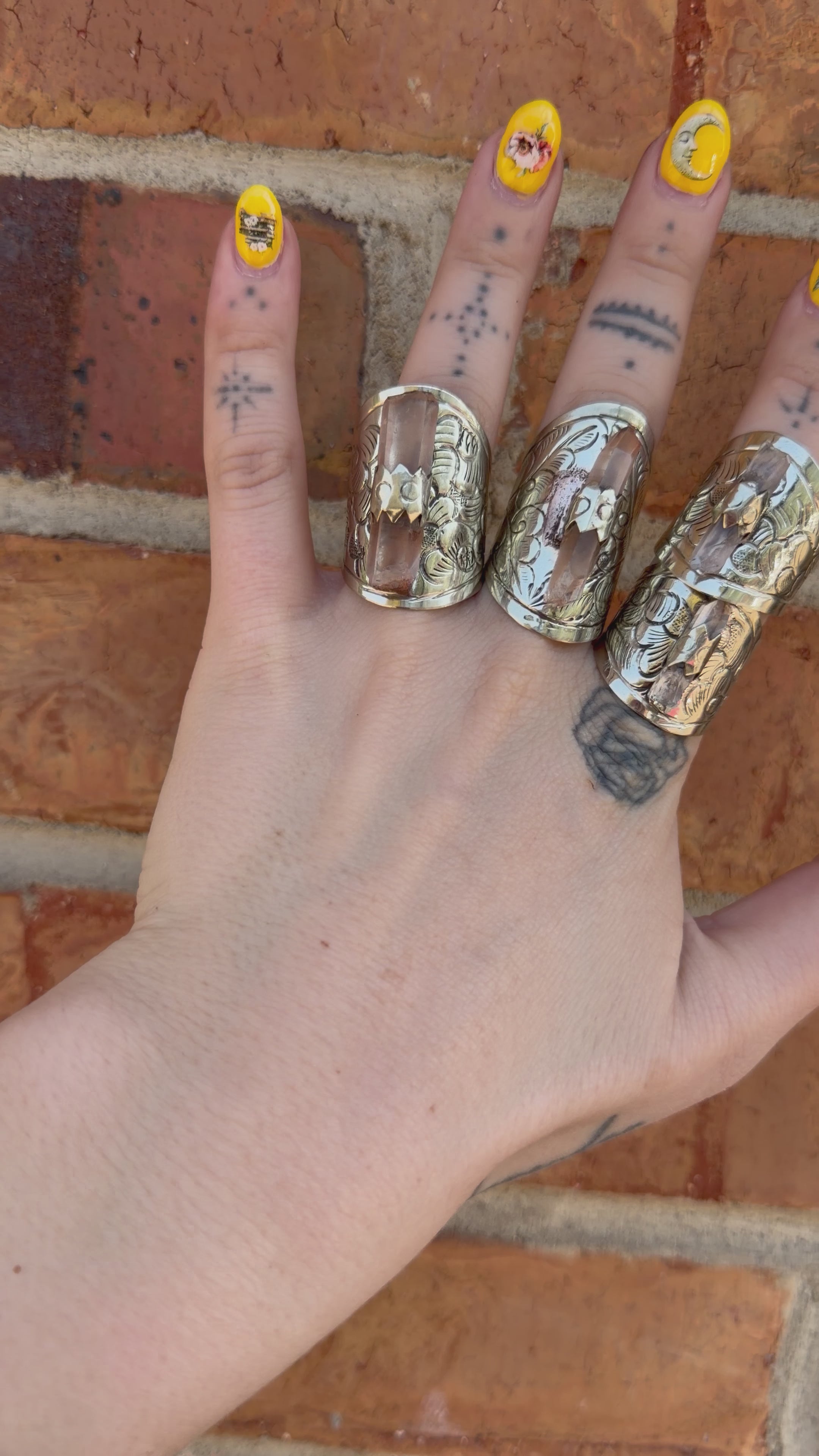 Natural Crystal Ring