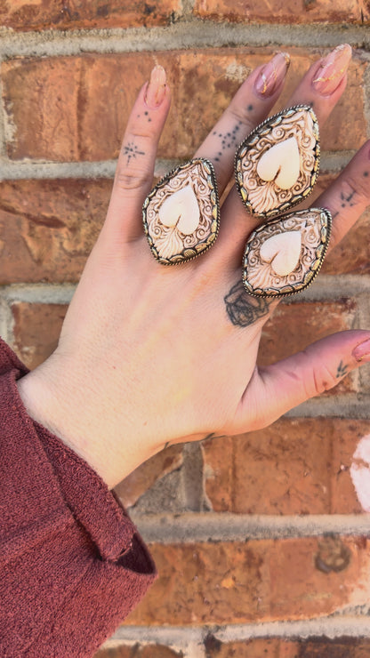 Tibetan Sacred Heart Ring