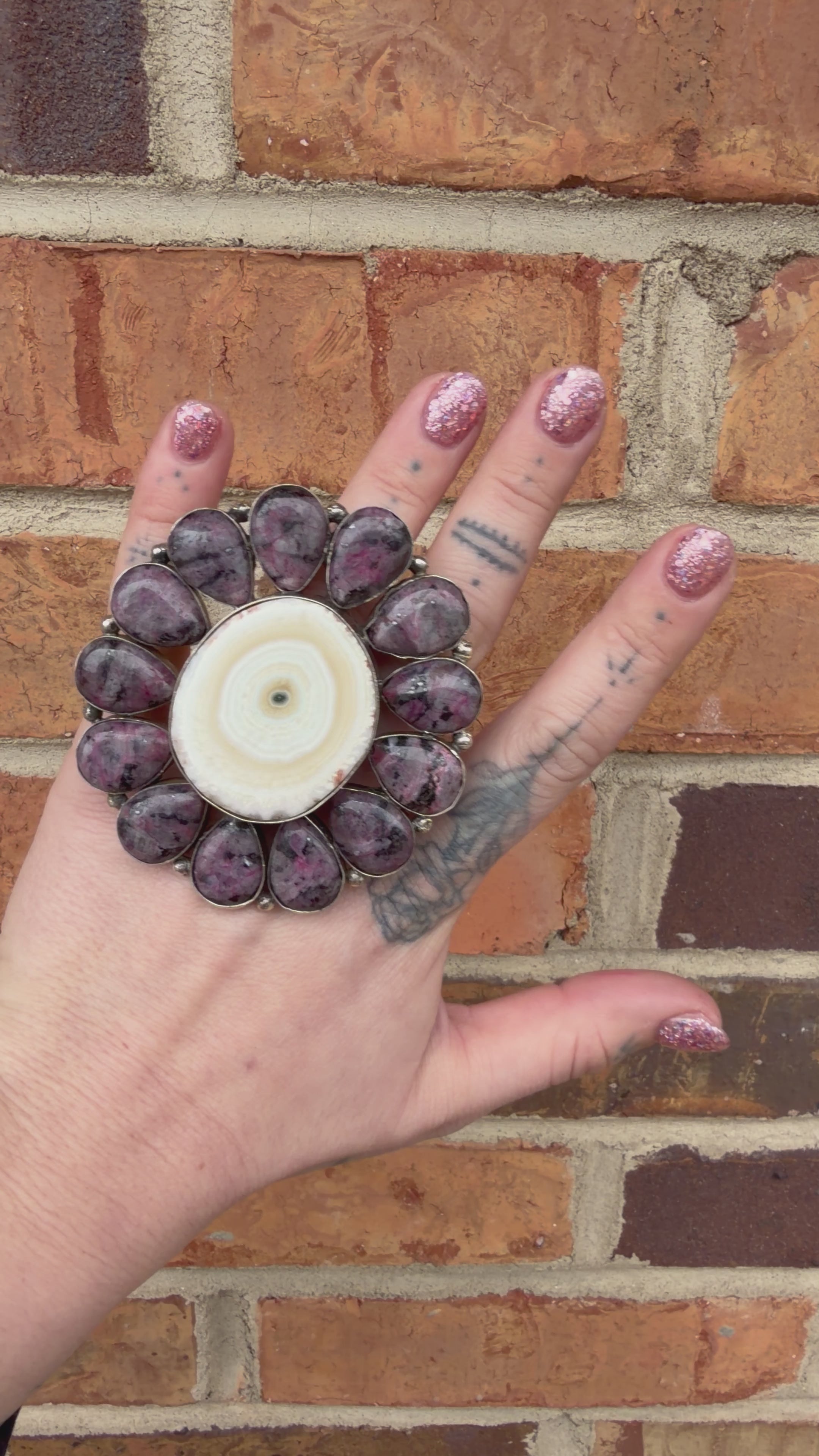 Into the Eye Circle Statement Ring