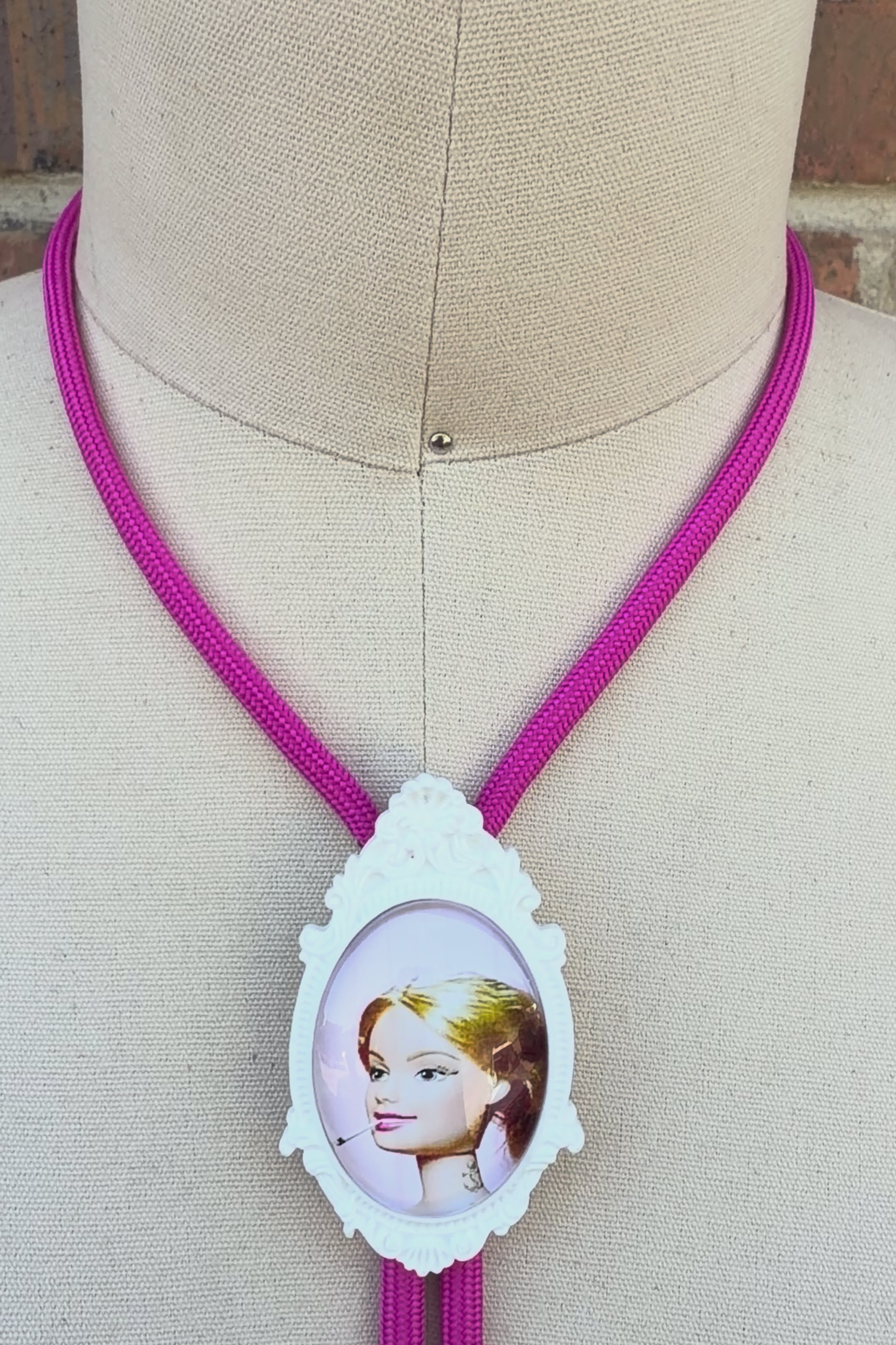 I’m Fine, Everything is Fine! Shoe Tie Necklace