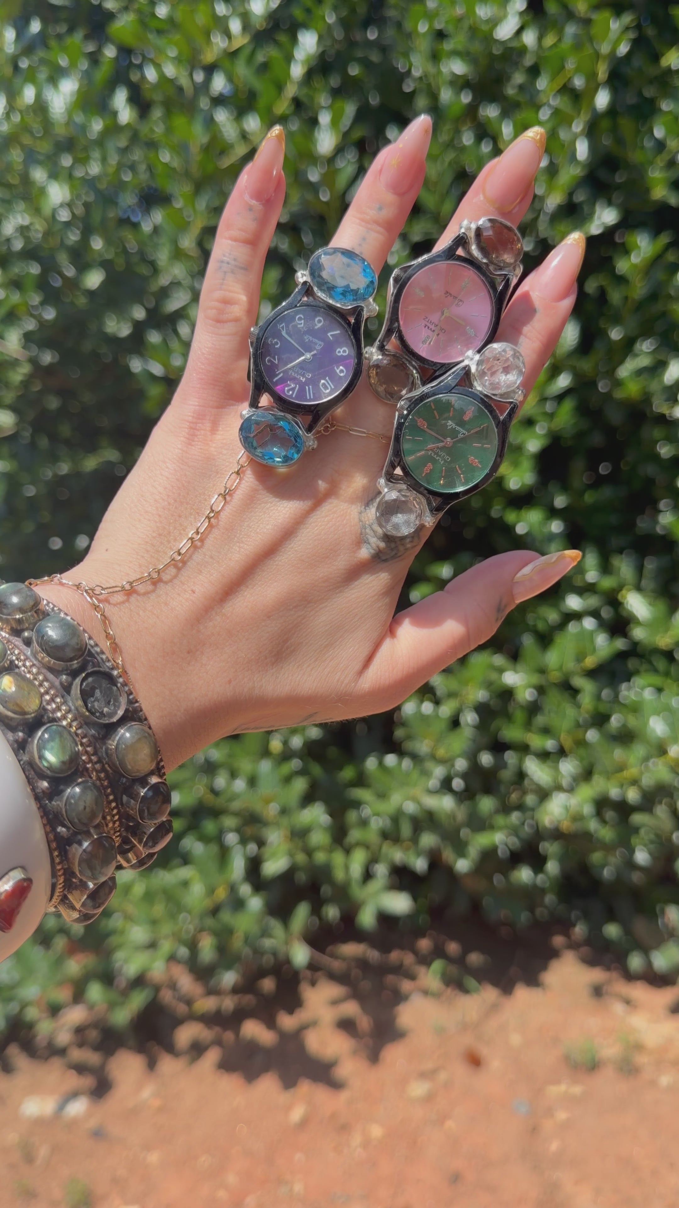 Tick Tock Stacked Ring
